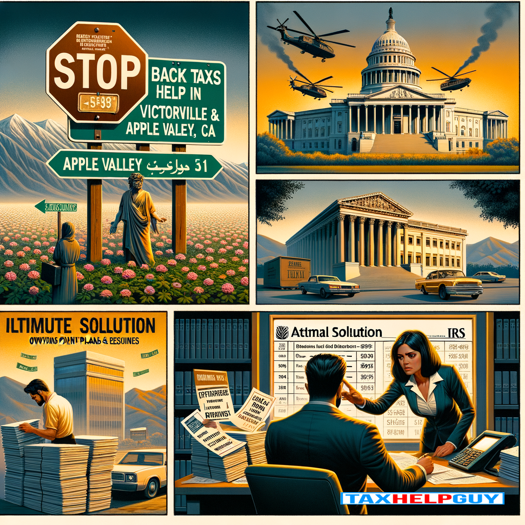 Back Taxes Help in Victorville & Apple Valley, CA | Stop IRS Collections | Tax Help Guy