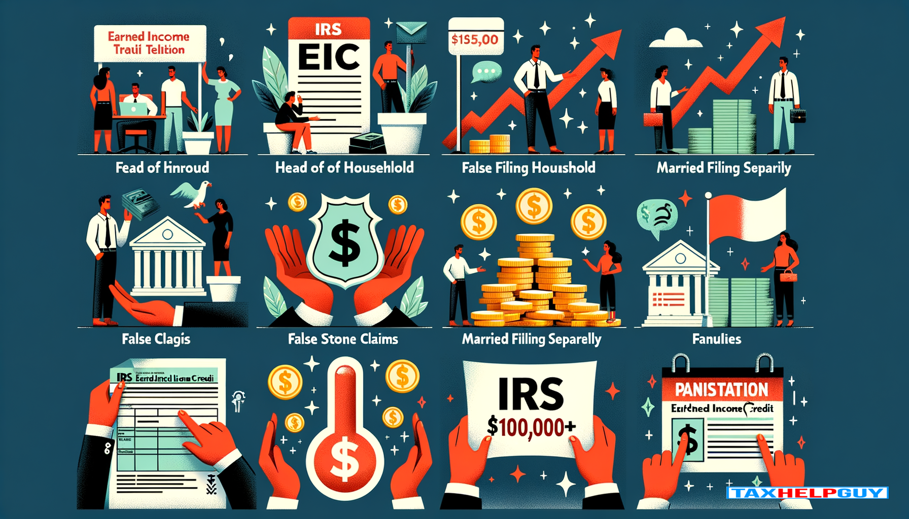 EIC Fraud: False Filing Status Costs Thousands | Tax Help Guy
