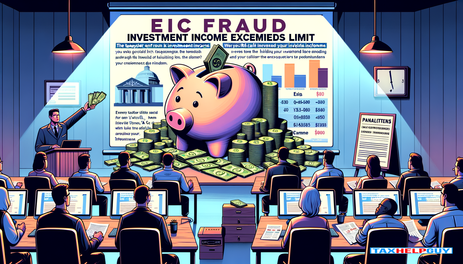 EIC Fraud: Investment Income Exceeds Limit Costs Thousands | Tax Help Guy