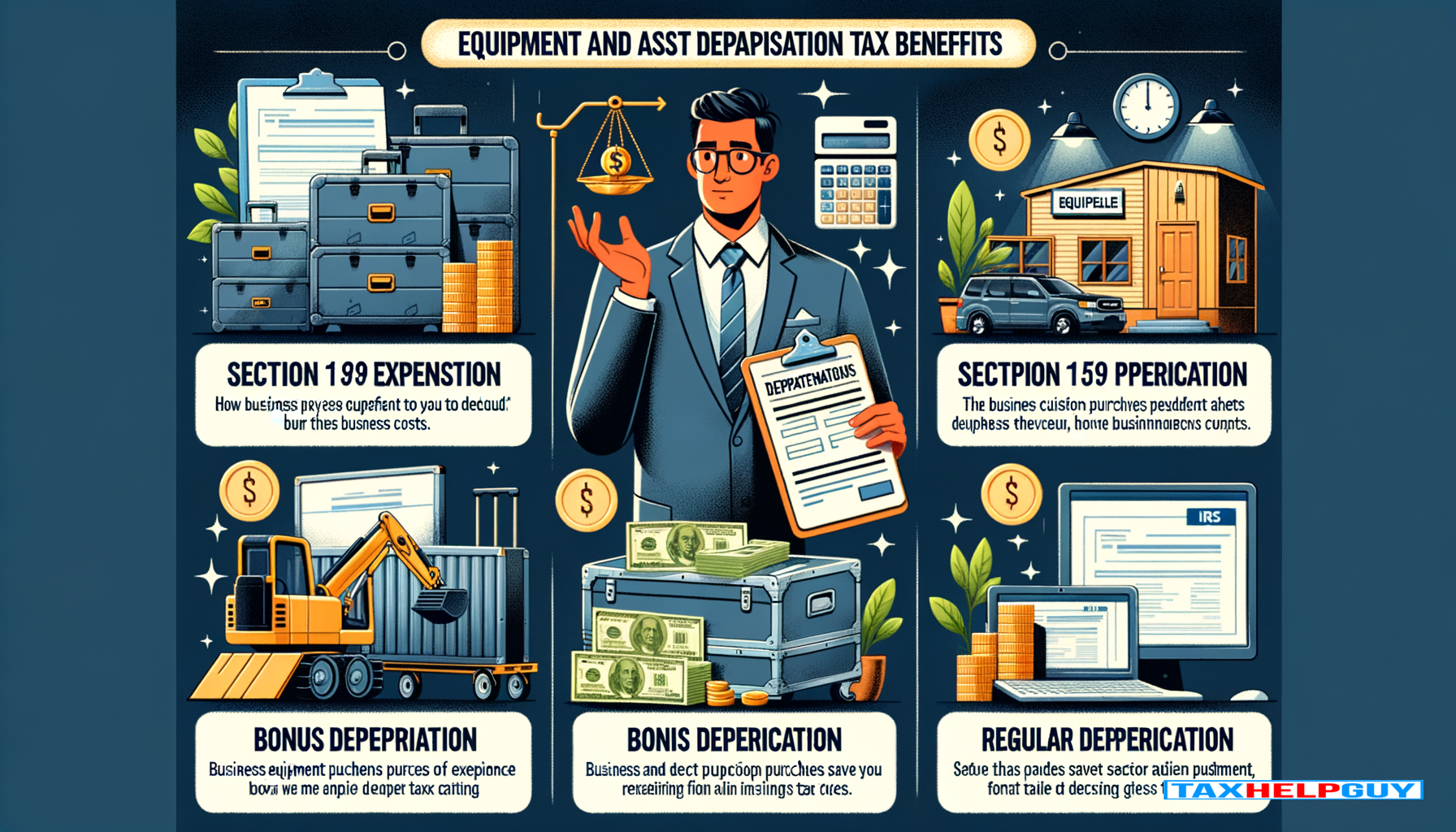 Equipment and Asset Depreciation Tax Benefits | Tax Help Guy