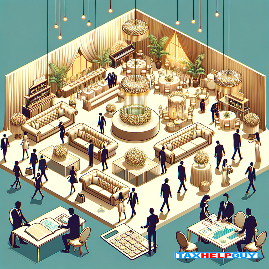 Tax Strategies for High-End Wedding Event Rental Companies | Furniture Rentals