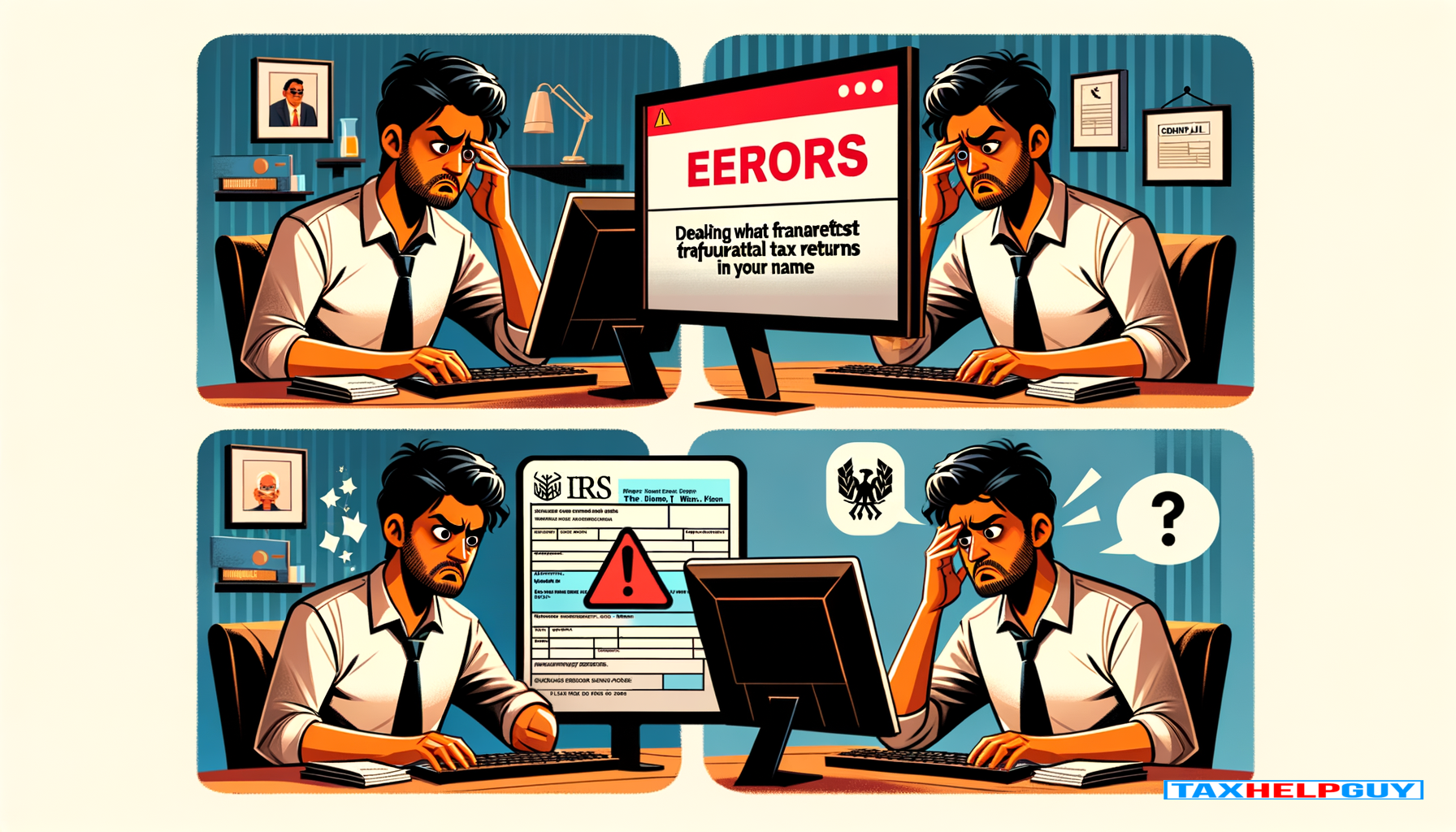 Someone Filed a Fraudulent Tax Return in My Name - What to Do Now | Tax Help Guy