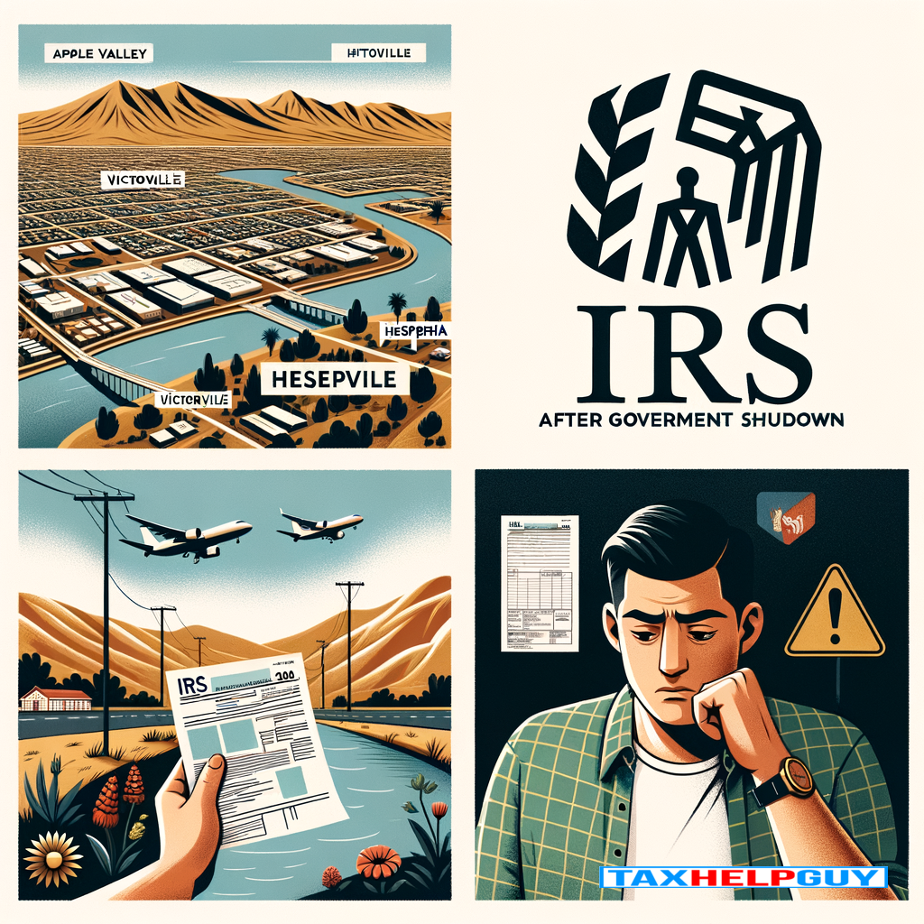 IRS Collections After Government Shutdown: What Apple Valley Taxpayers Need to Know | Tax Help Guy