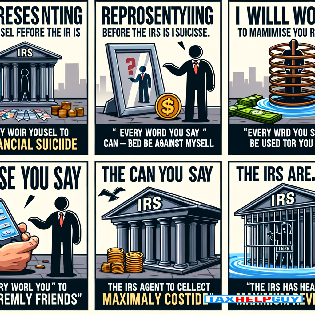 Why Representing Yourself Before the IRS is Financial Suicide | Tax Help Guy