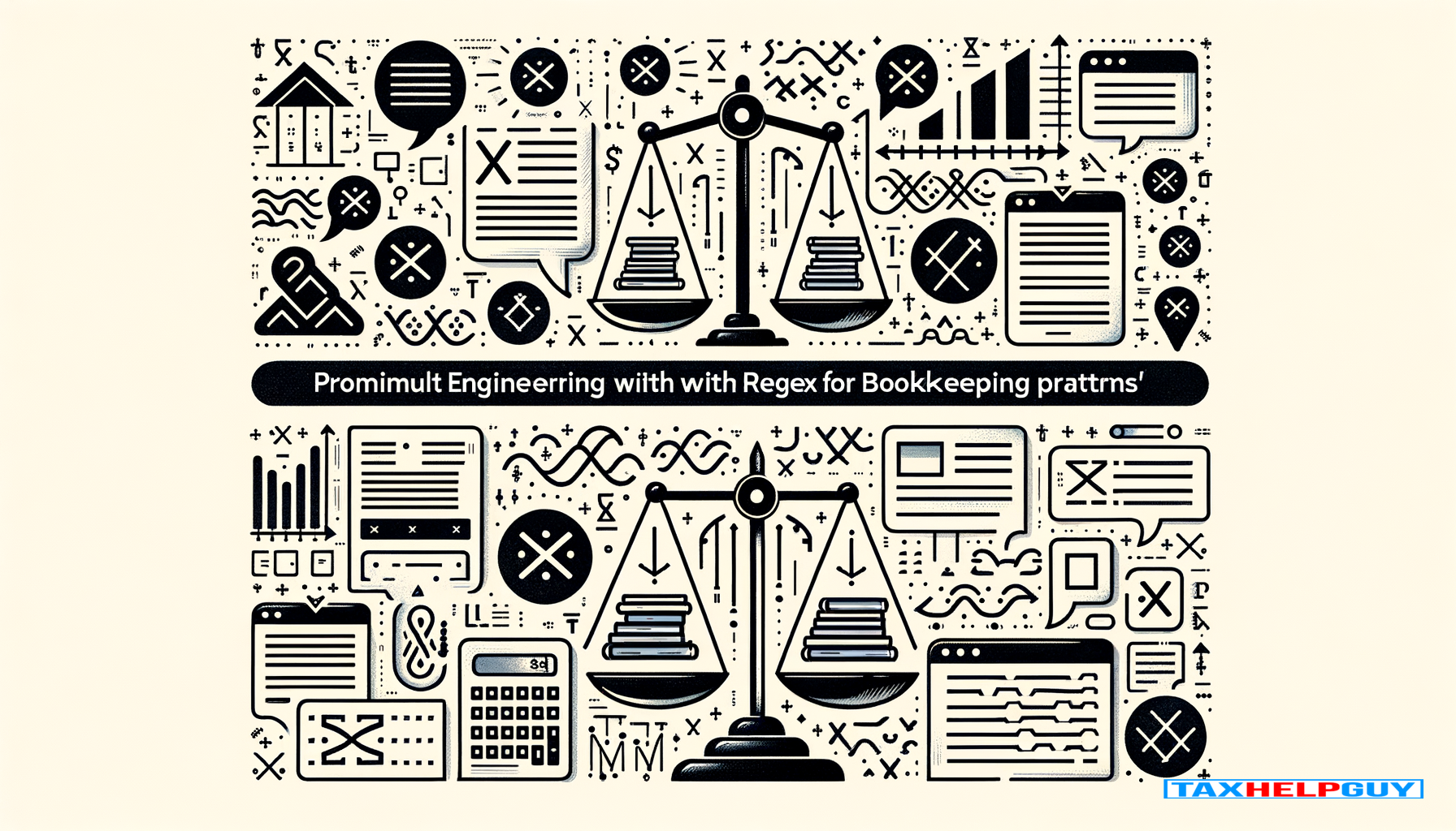 Prompt Engineering with Regex for Bookkeeping LLMs | Tax Help Guy