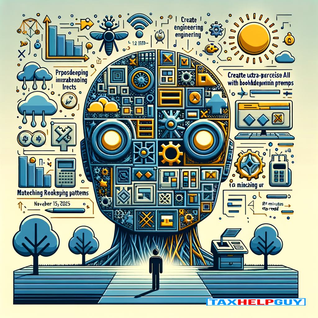 Prompt Engineering with Regex for Bookkeeping LLMs | Tax Help Guy