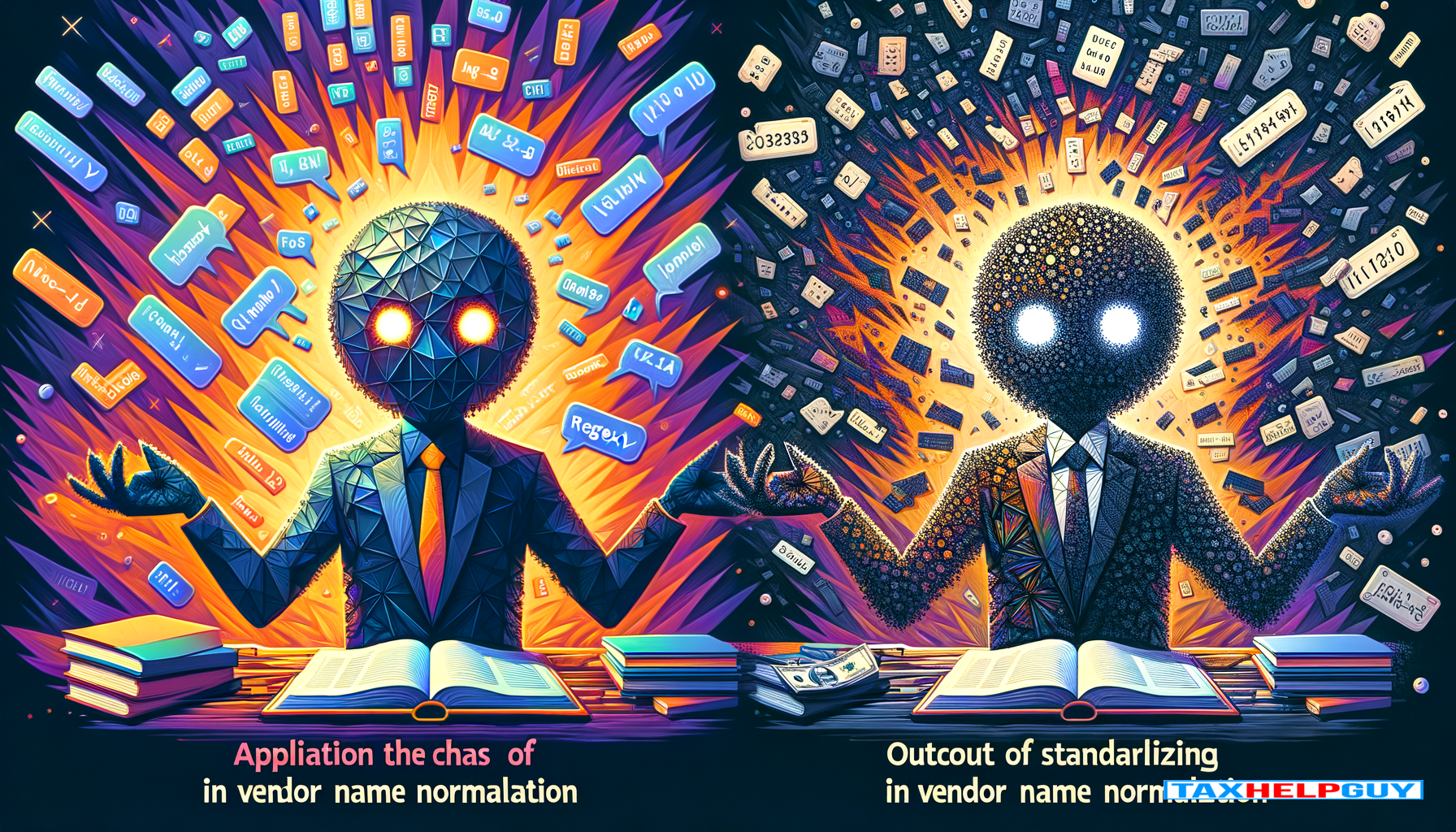 Vendor Name Normalization Using Regex Patterns and AI | Tax Help Guy