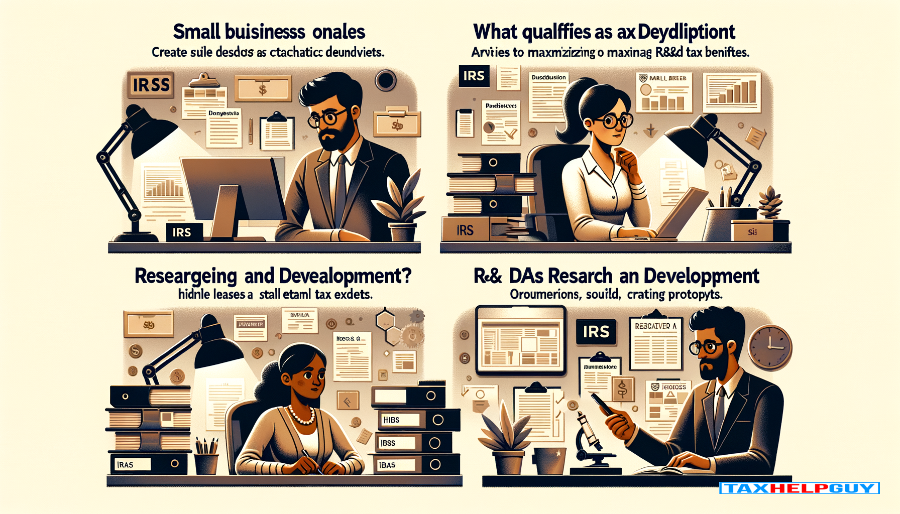 Research and Development Tax Deductions for Small Business | Tax Help Guy