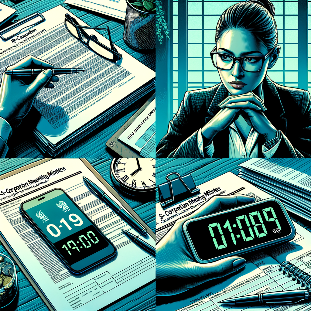 S-Corporation Meeting Minutes: Compliance for High Desert