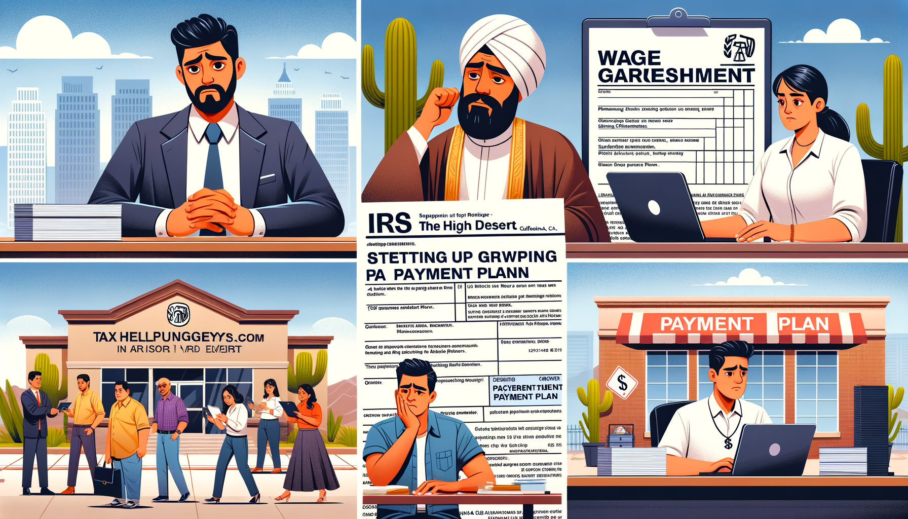 Stopping Wage Garnishments: Payment Plans in High Desert